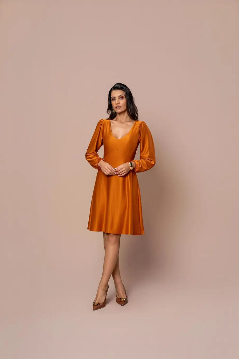 Vestido Midi Rodado New Stardust