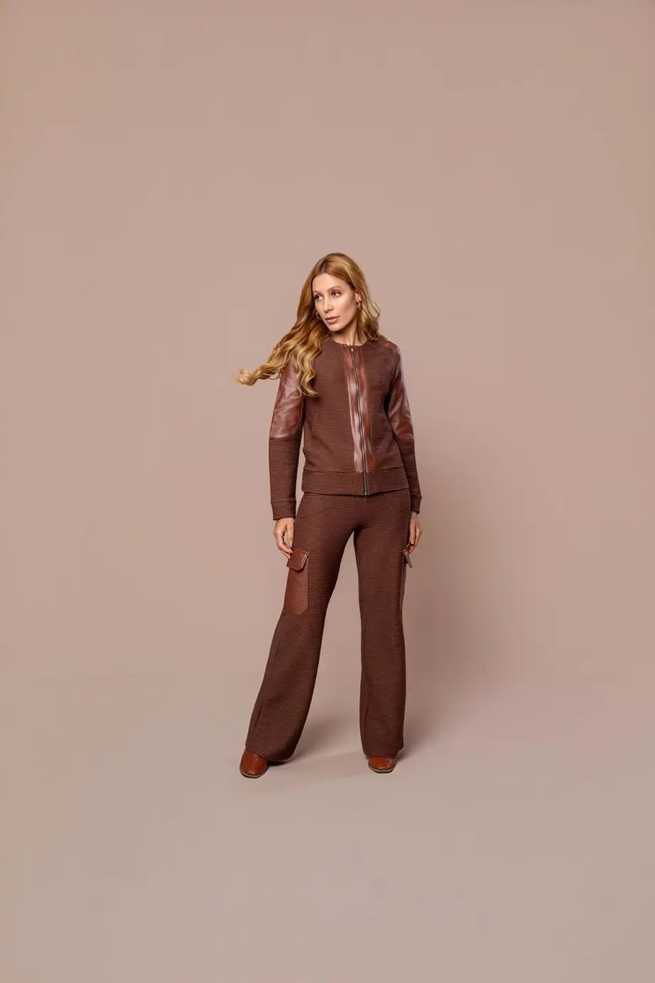 Jaqueta Classic Wave Com Detalhe Em Twill