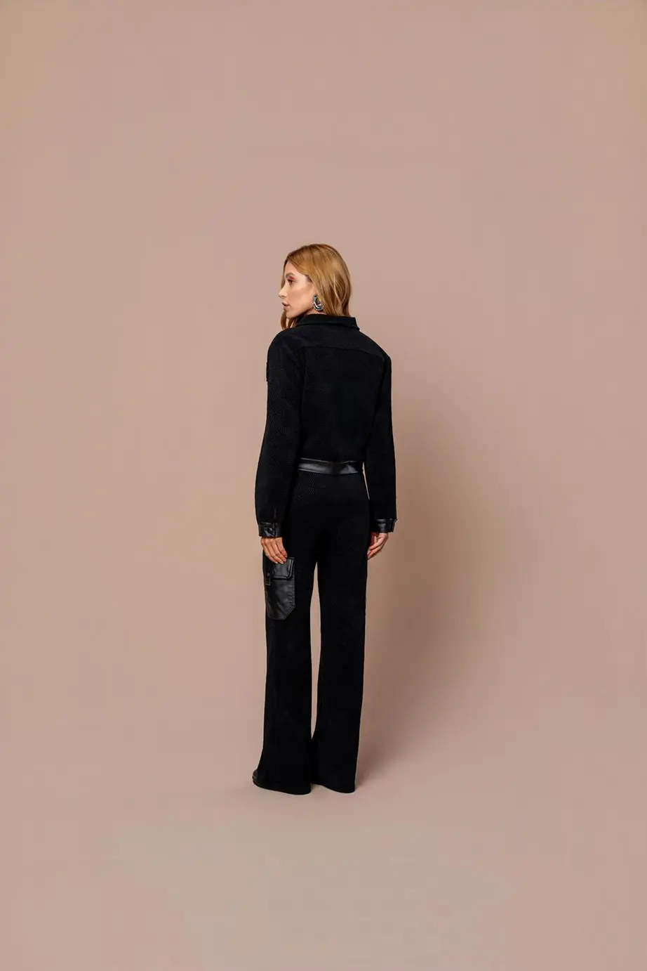 Calca Wide Leg Chennile