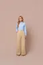 Calca Wide Leg Armani