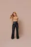 Calca Wide Leg Bengaline Cotg