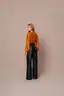 Calca Wide Leg Bengaline Cotg