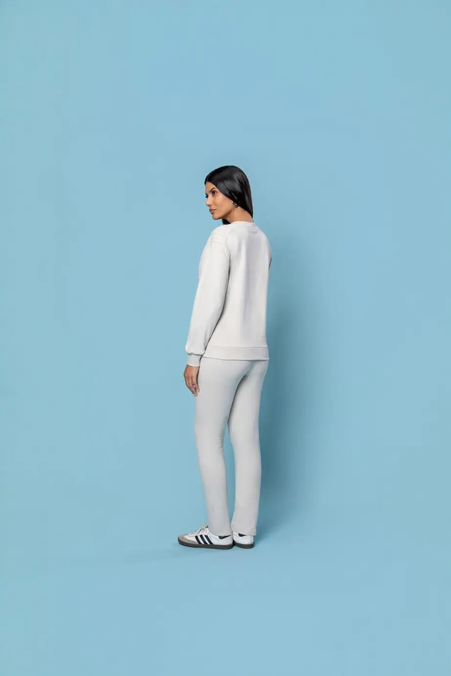 Calca Soft Blend Com Detalhes Laterais