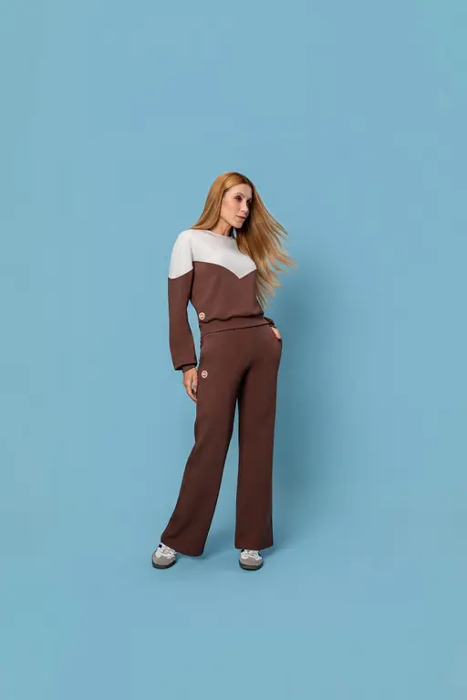 Calca Wide Leg Soft Blend