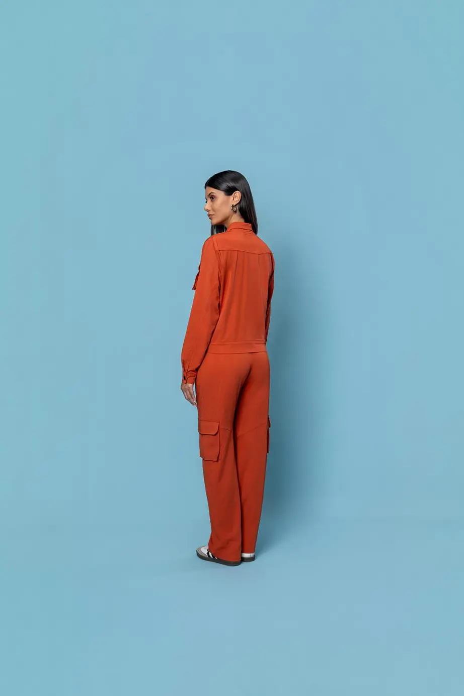 Calca Cargo Viscose