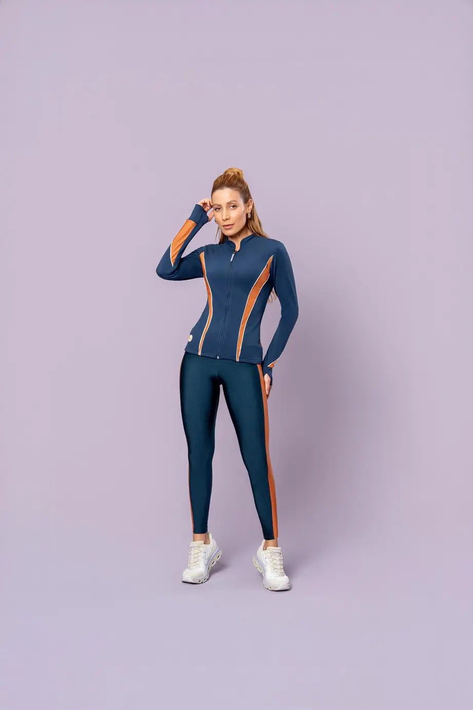 Legging Trilobal Detalhe Flora