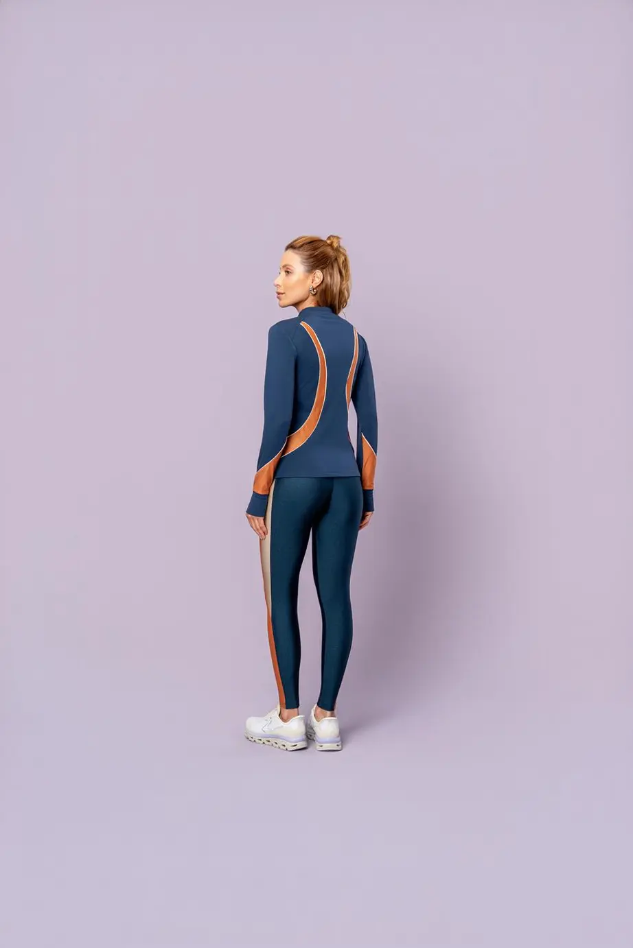 Legging Trilobal Detalhe Flora