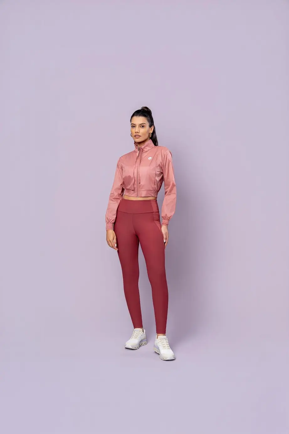 Jaqueta Cropped Corta Vento