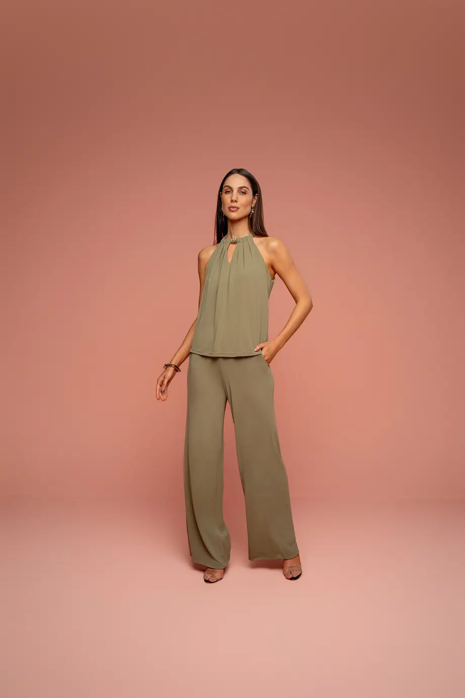 Blusa Frente Pregas Italy Light