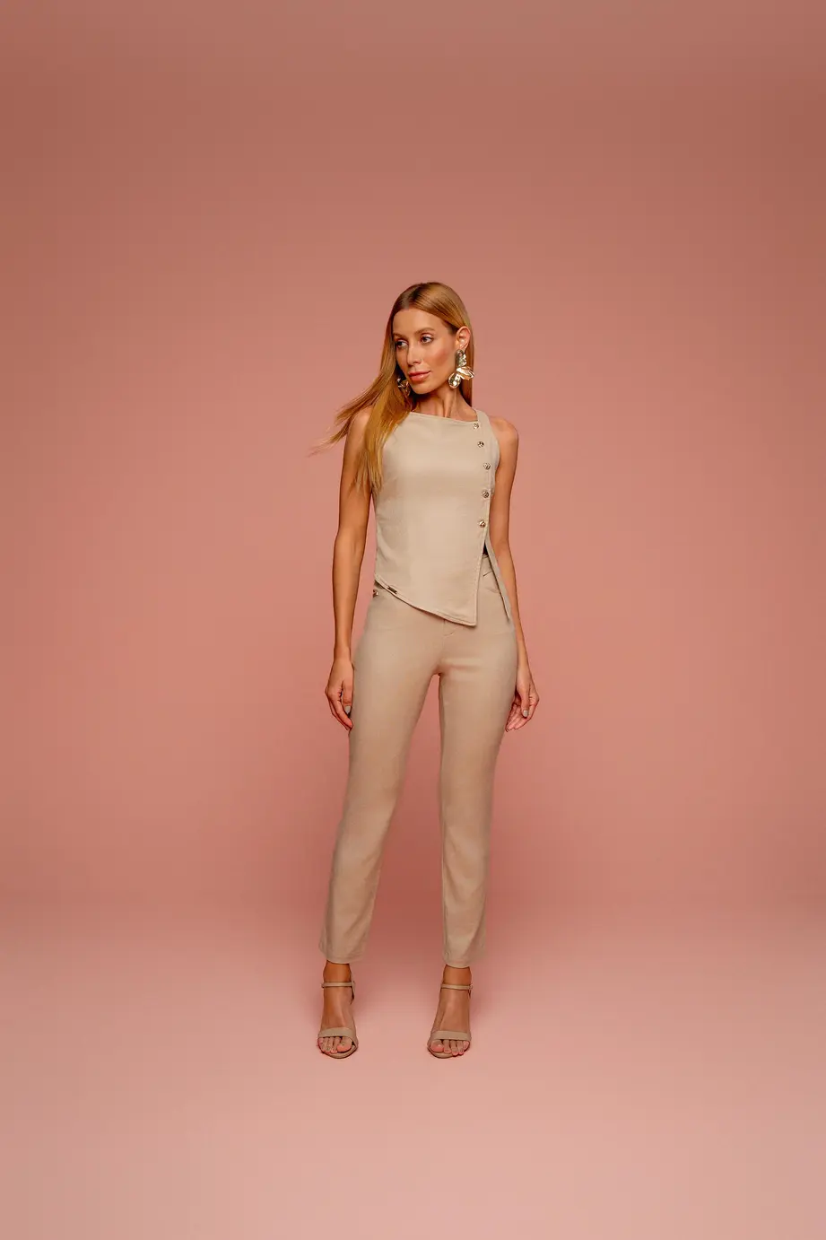 Calca Linho Ajustada
