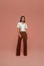 Calca Wide Leg Armani