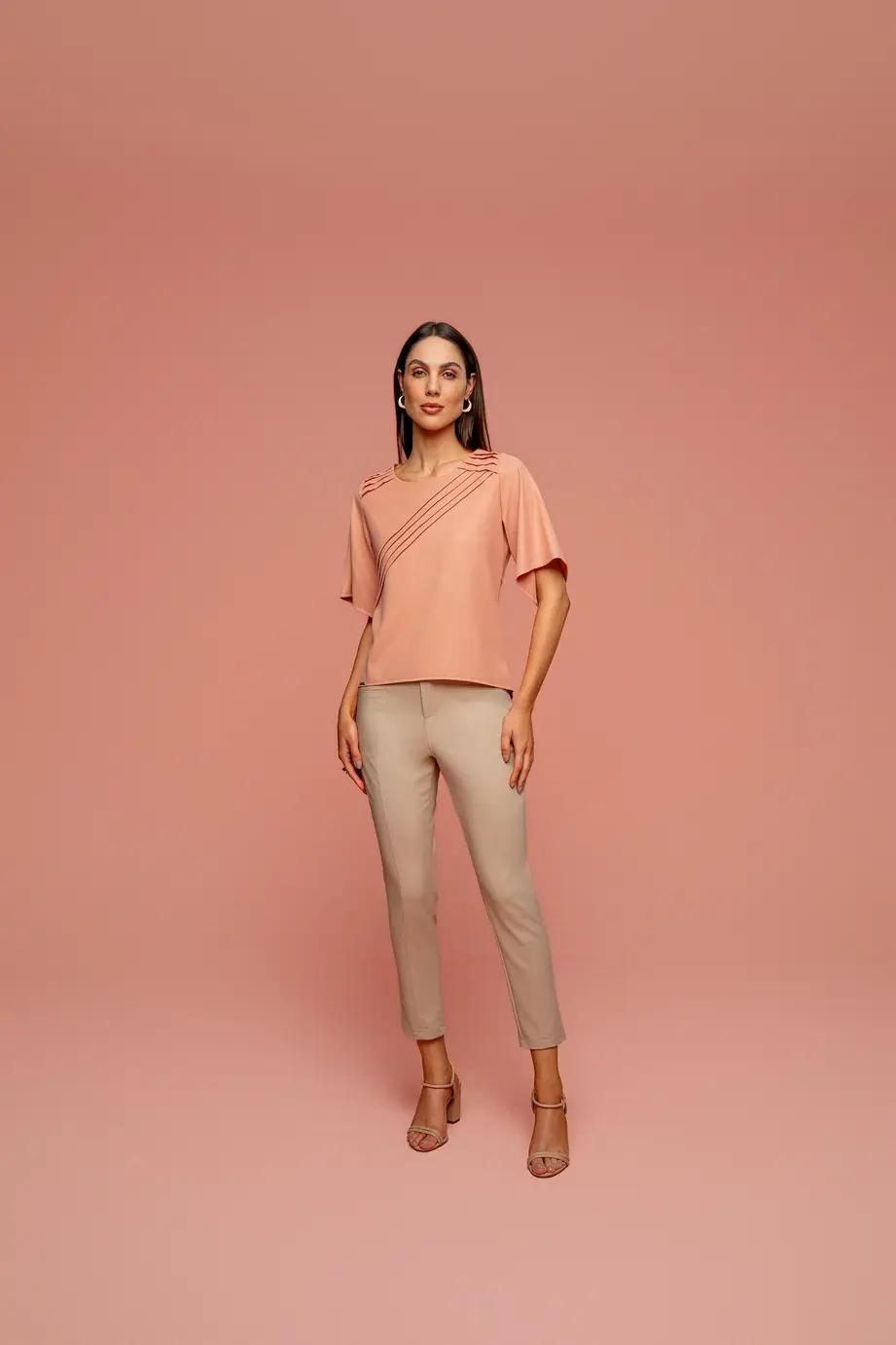 Blusa Supreme Flow Com Detalhes Diagonais