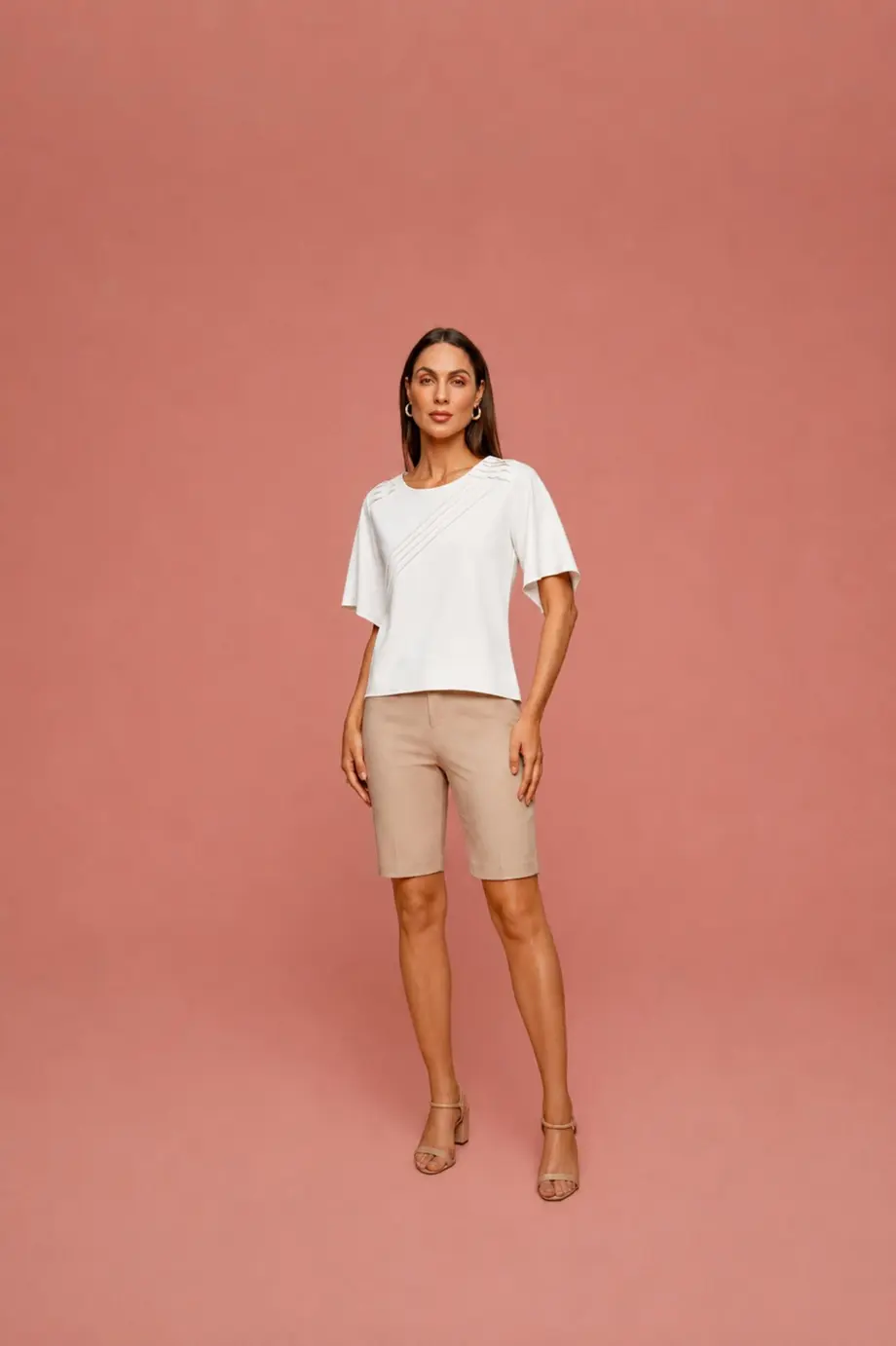 Blusa Supreme Flow Com Detalhes Diagonais