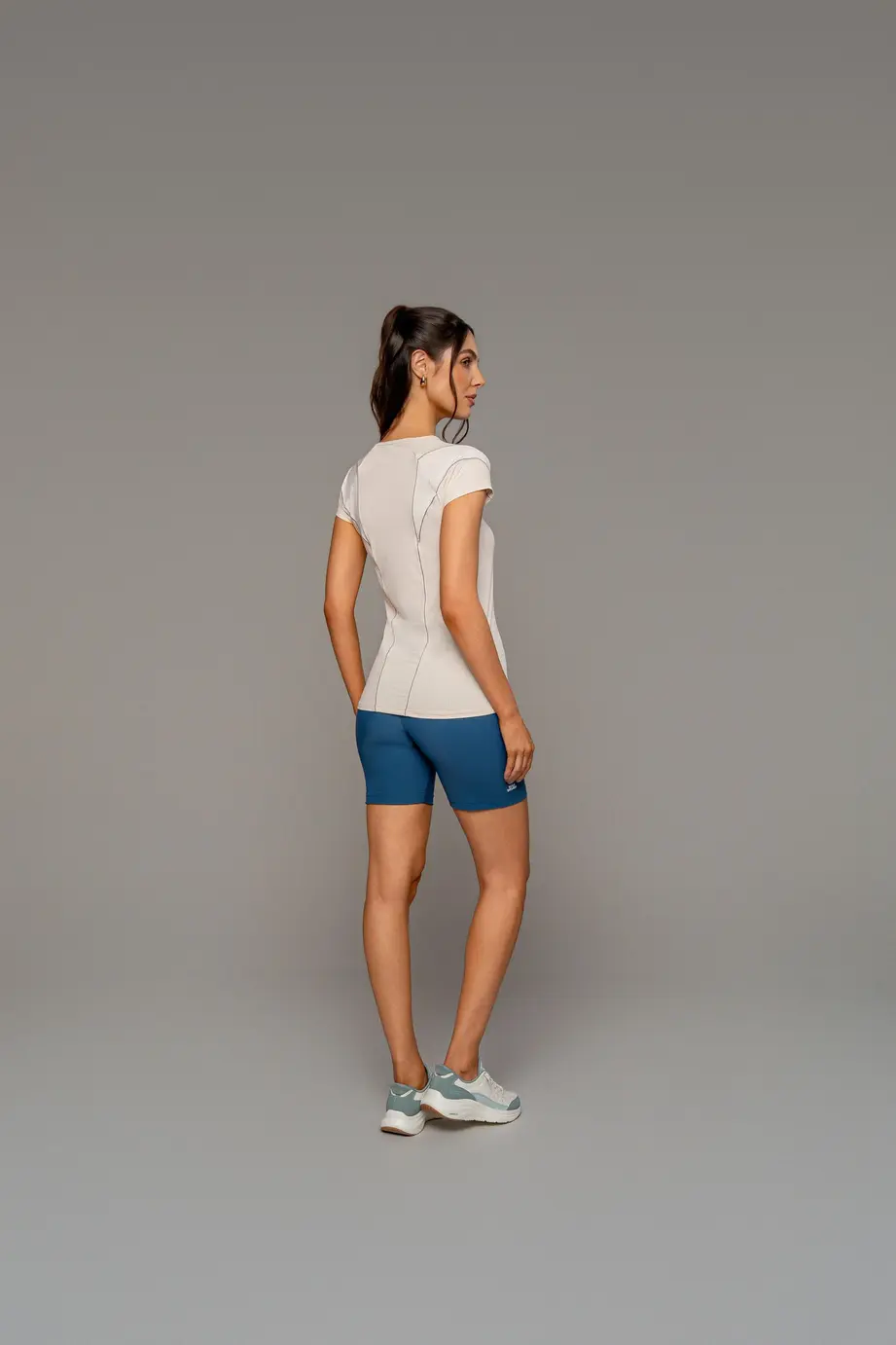 Blusa Quadry Fit Com Costuras Color