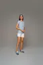 Blusa Quadry Fit Com Detalhe Em Tule