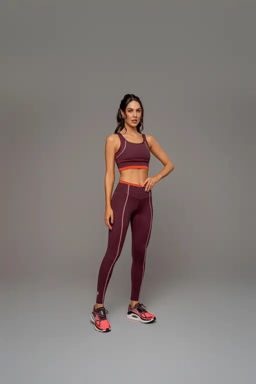 Legging Power Blackout Com Vivos Color